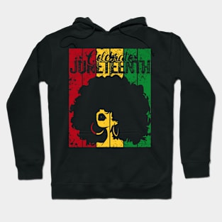 Celebrate Juneteenth Retro African Colors Womens Gift Hoodie